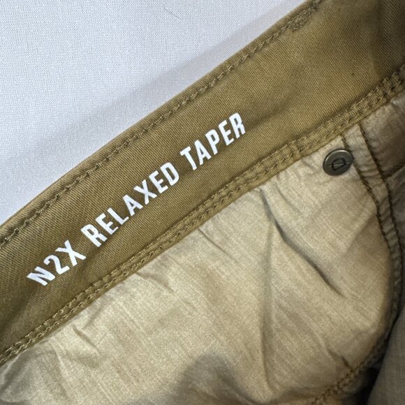 DUER N2X Relaxed Taper Performance Pants Men’s 40x32 Tan Stretch - Picture 7 of 9